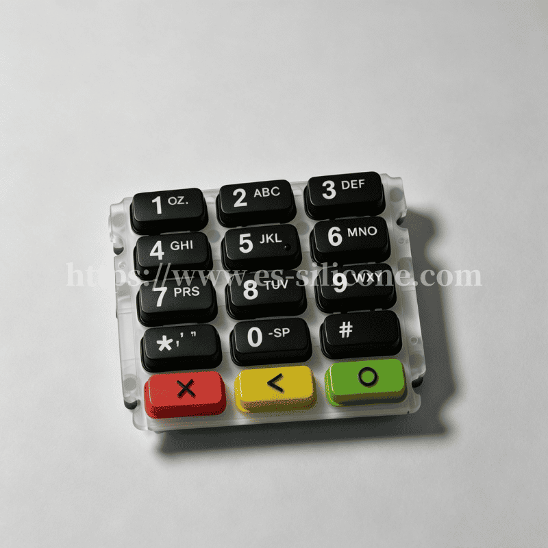 IMD Silicone Keypad with In-Mold Decoration