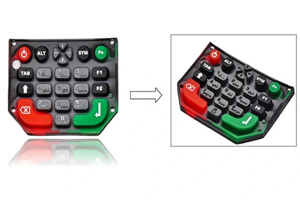 จอแสดงผลกรณีแอปพลิเคชันคีย์เครื่อง POS